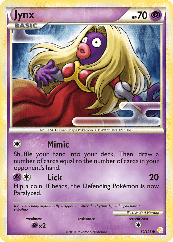 Jynx, carta 69 de HeartGold SoulSilver