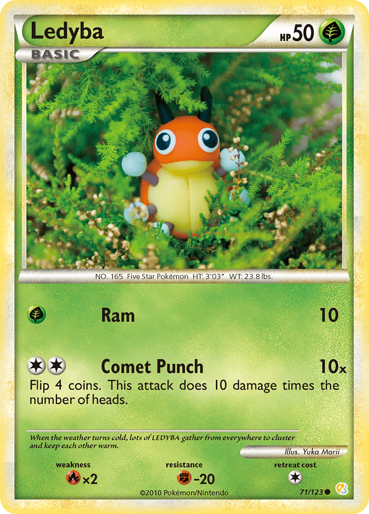 Ledyba, carta 71 de HeartGold SoulSilver