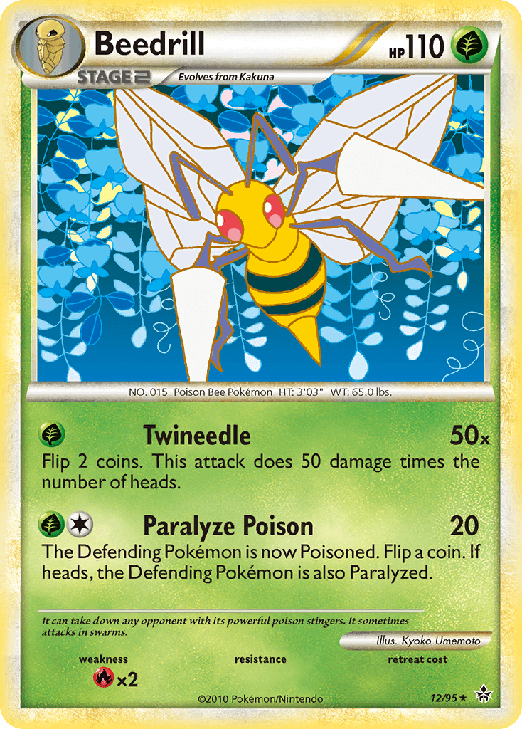 Beedrill, carta 12 de Unleashed
