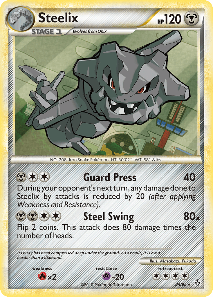 Steelix, carta 24 de Unleashed