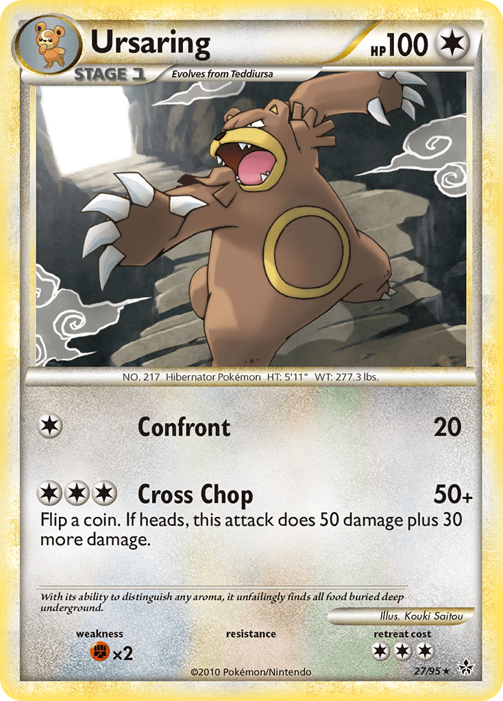 Ursaring, carta 27 de Unleashed