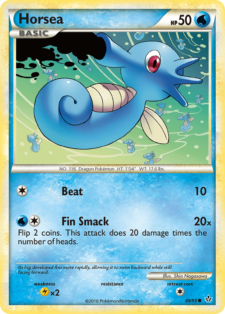 Horsea, carta 49 de Unleashed