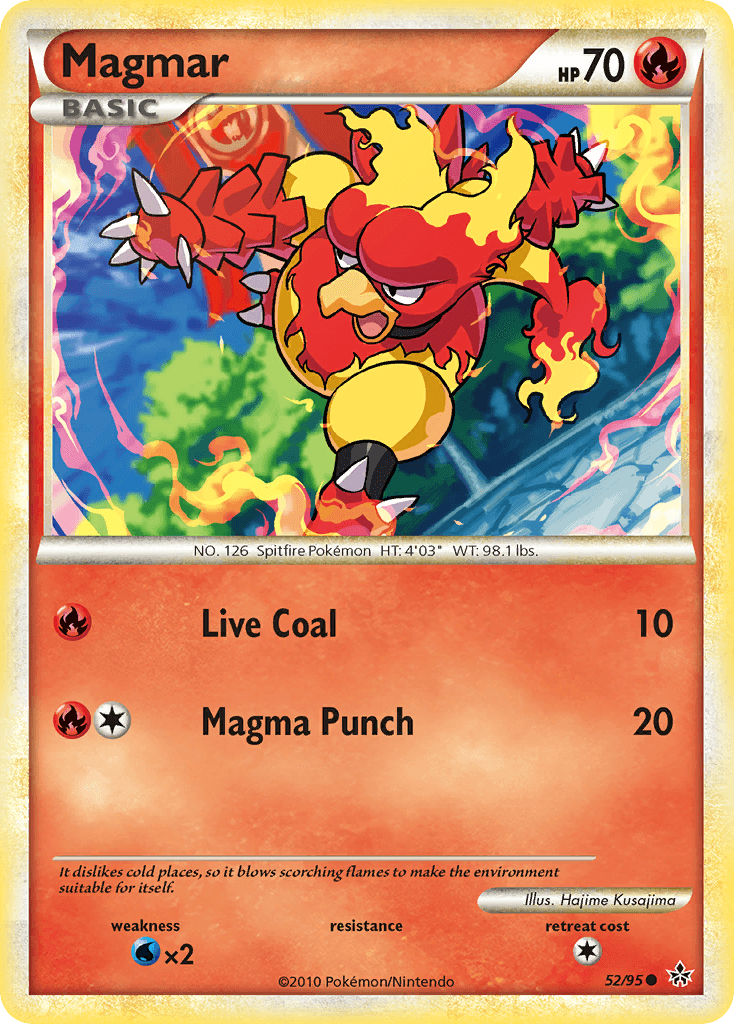 Magmar, carta 52 de Unleashed