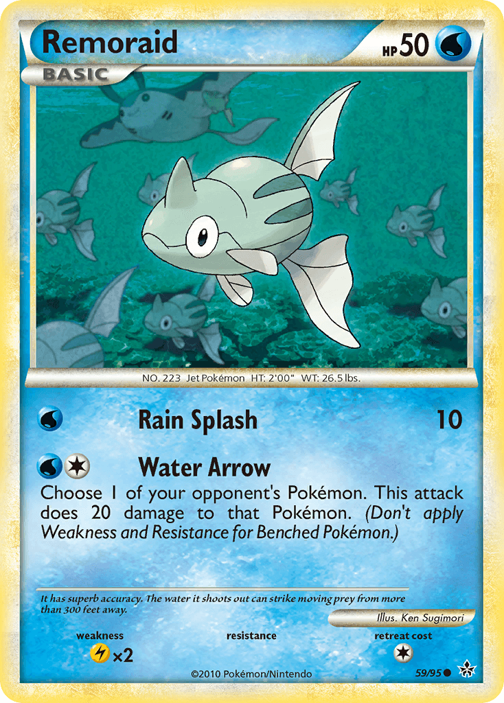 Remoraid, carta 59 de Unleashed