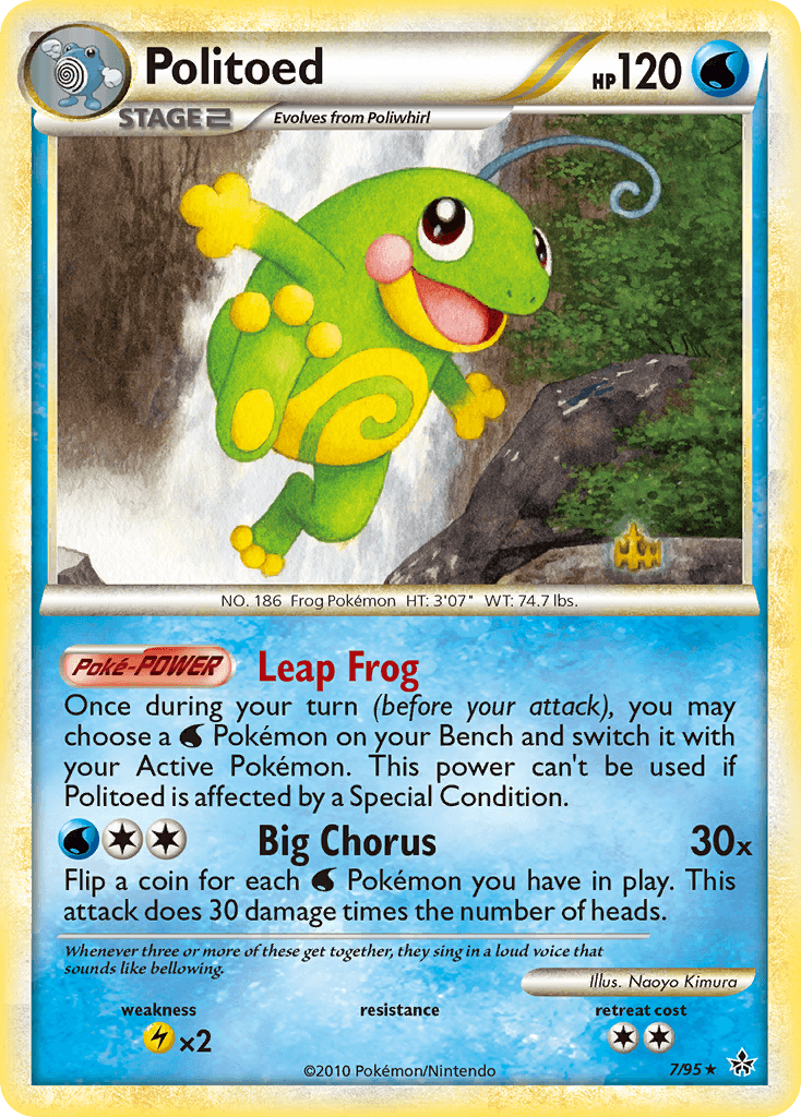 Politoed, carta 7 de Unleashed