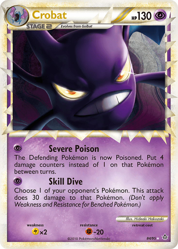 Crobat, carta 84 de Unleashed