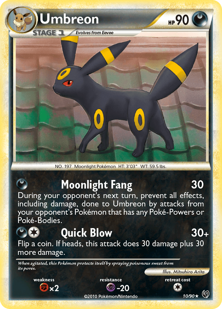 Umbreon, carta 10 de Undaunted