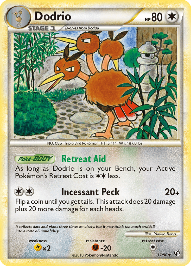 Dodrio, carta 11 de Undaunted