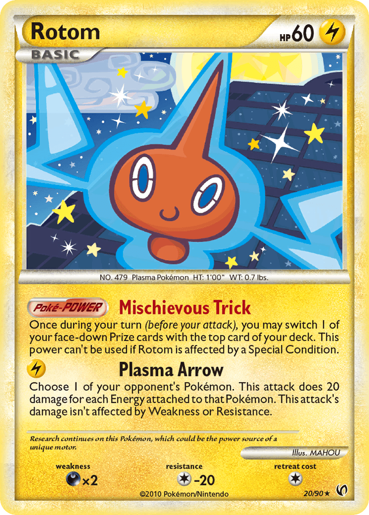 Rotom, carta 20 de Undaunted