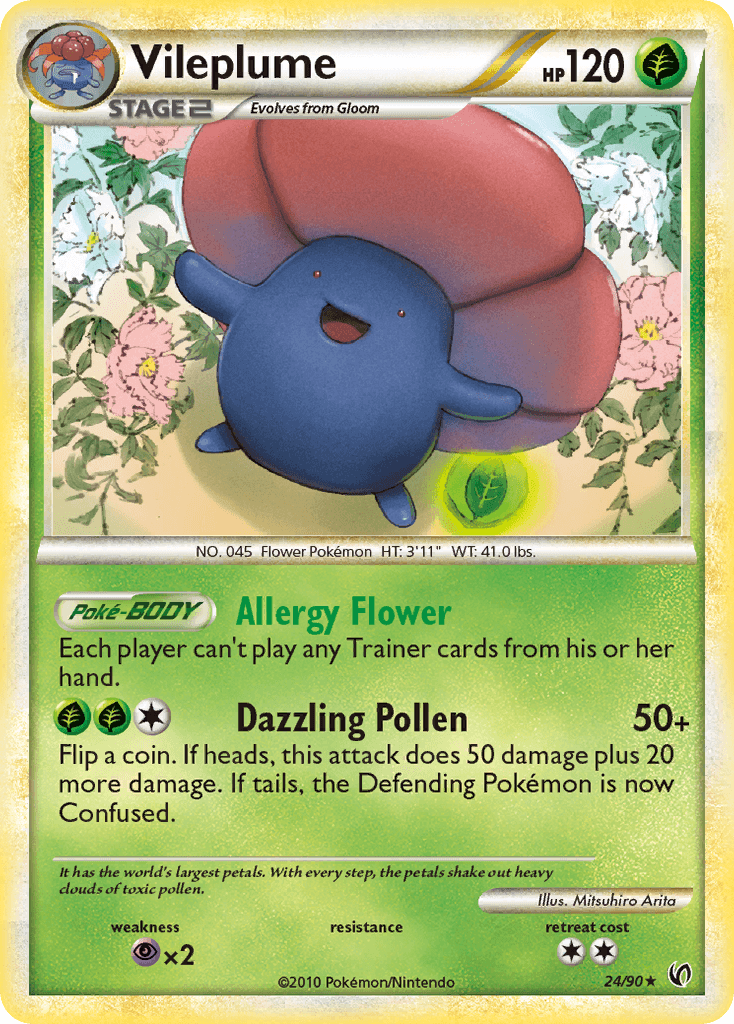 Vileplume, carta 24 de Undaunted