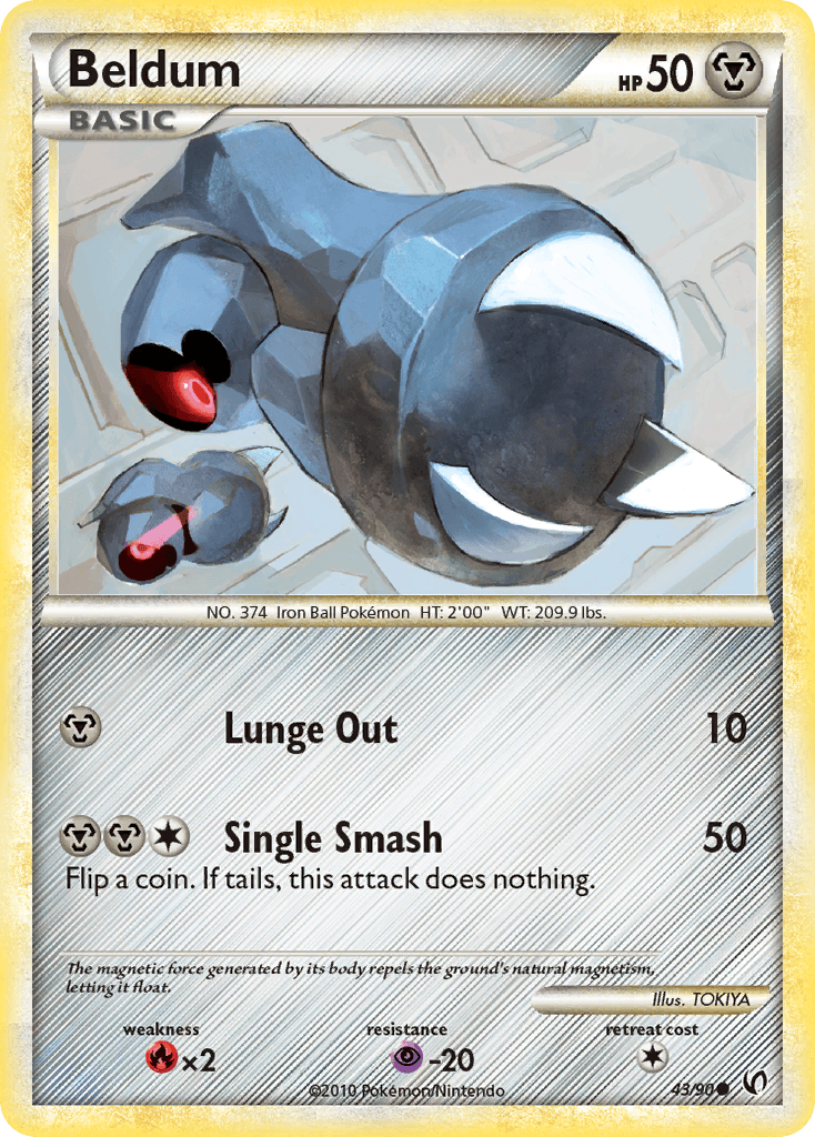 Beldum, carta 43 de Undaunted