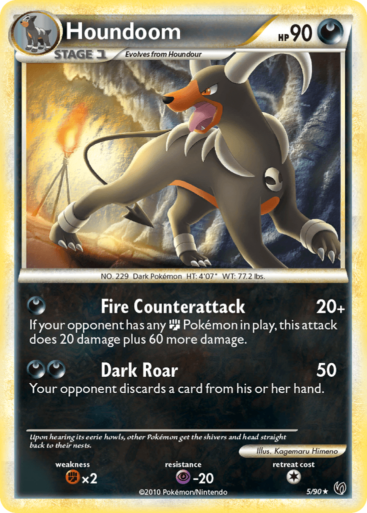 Houndoom, carta 5 de Undaunted