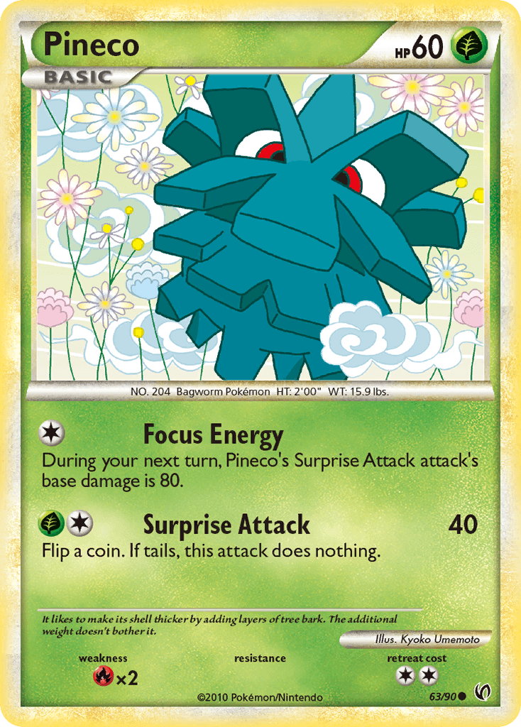 Pineco, carta 63 de Undaunted
