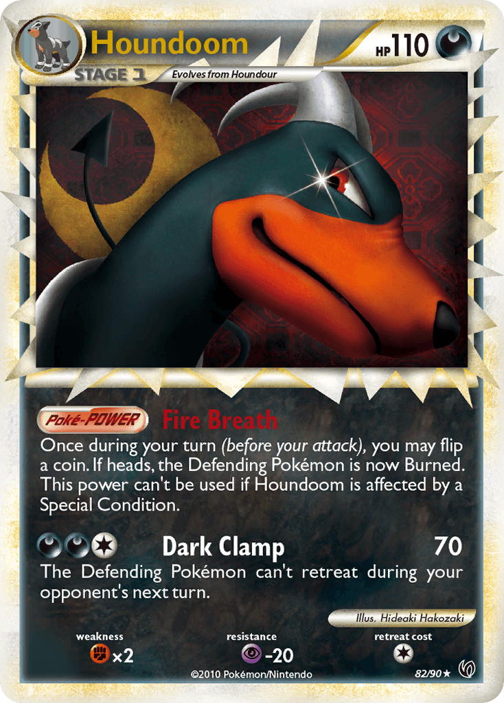 Houndoom, carta 82 de Undaunted