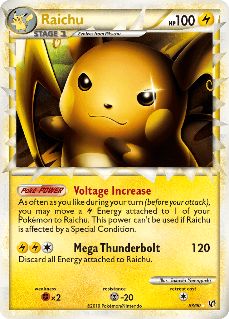Raichu, carta 83 de Undaunted