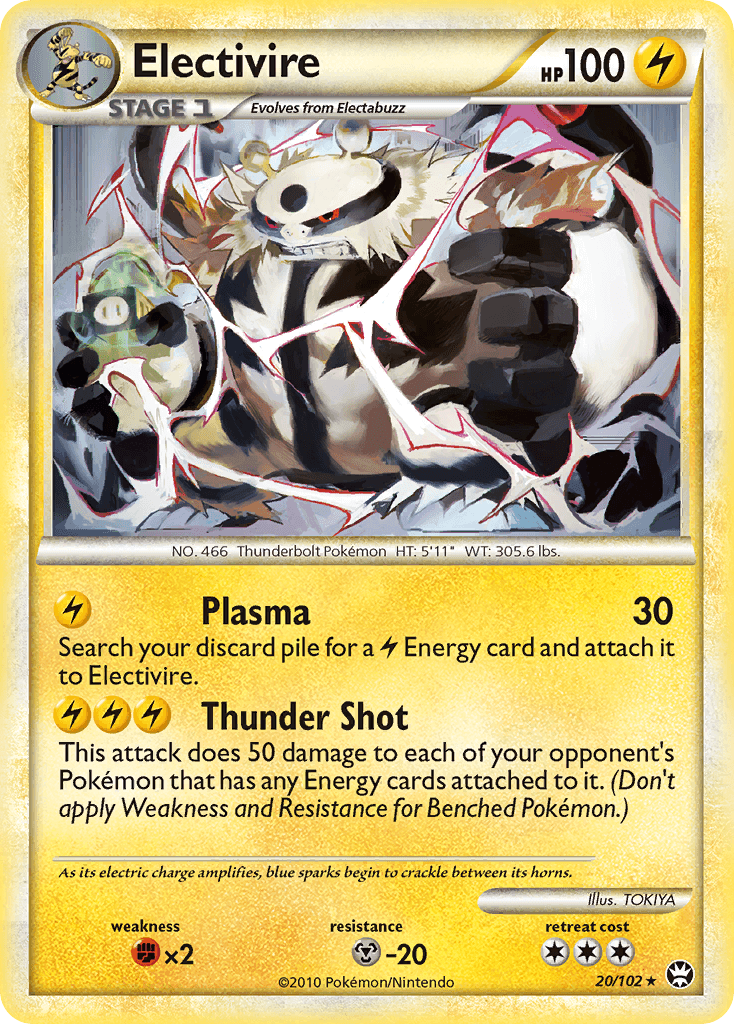 Electivire, carta 20 de Triumphant
