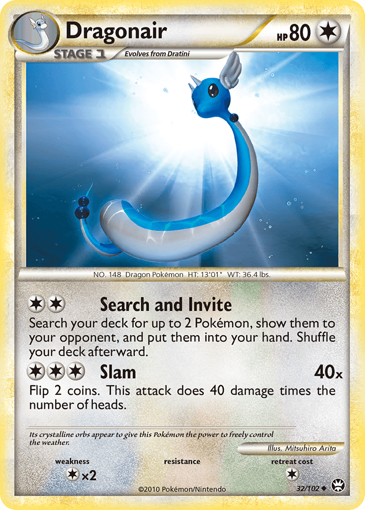 Dragonair, carta 32 de Triumphant