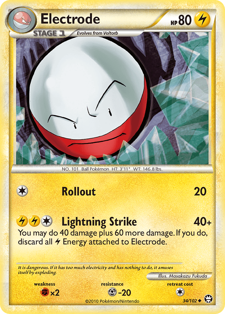 Electrode, carta 34 de Triumphant