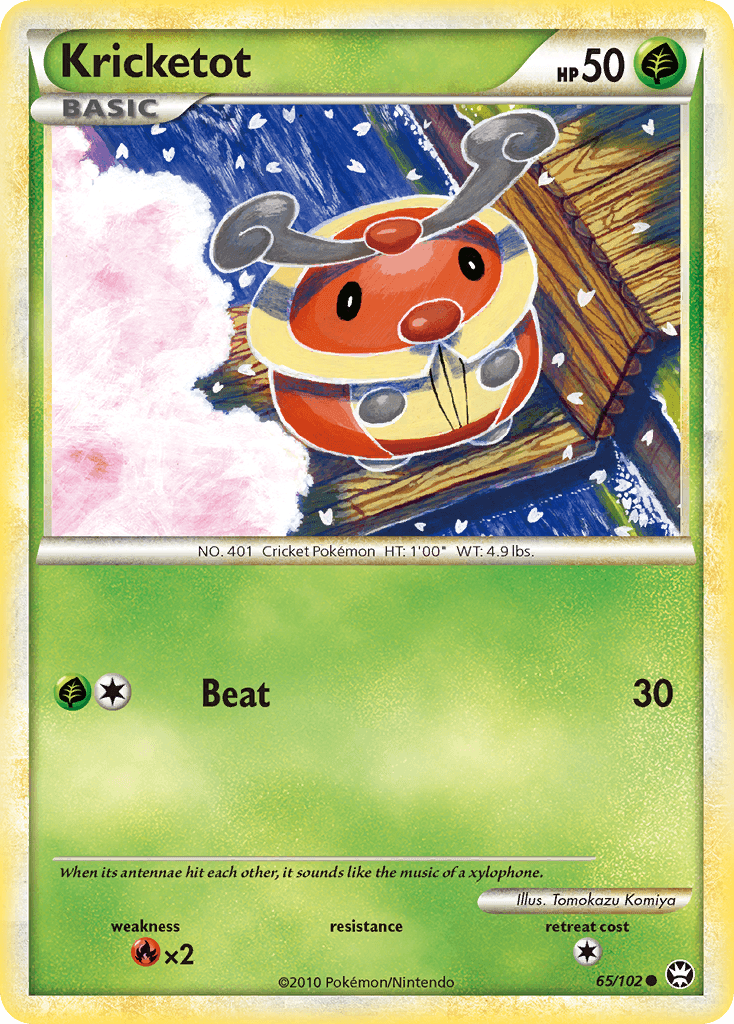 Kricketot, carta 65 de Triumphant