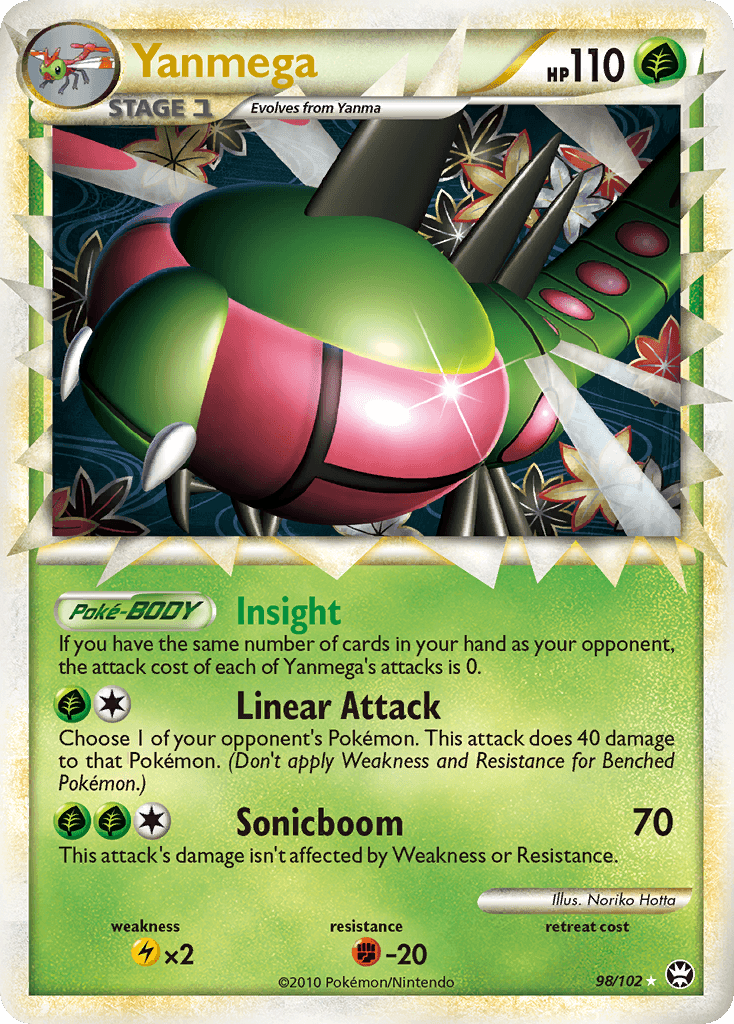 Yanmega, carta 98 de Triumphant