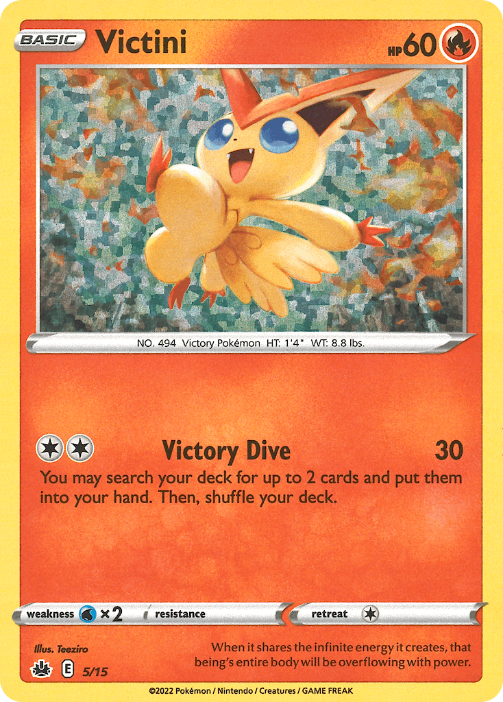 Victini, carta 5 de McDonald's Collection 2022