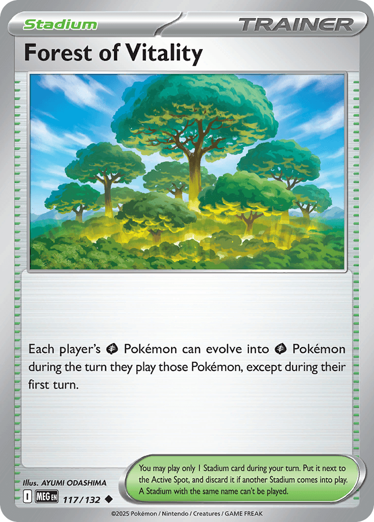 Forest of Vitality, carta 117 de Mega Evolution