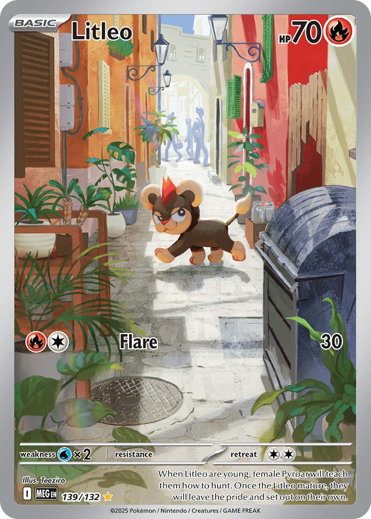 Litleo, carta 139 de Mega Evolution
