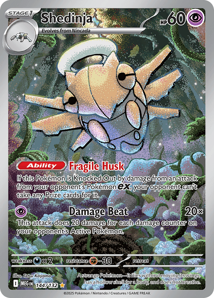 Shedinja, carta 144 de Mega Evolution
