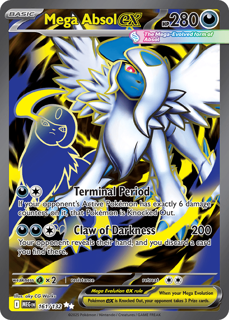 Mega Absol ex, carta 161 de Mega Evolution
