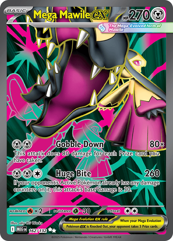 Mega Mawile ex, carta 162 de Mega Evolution