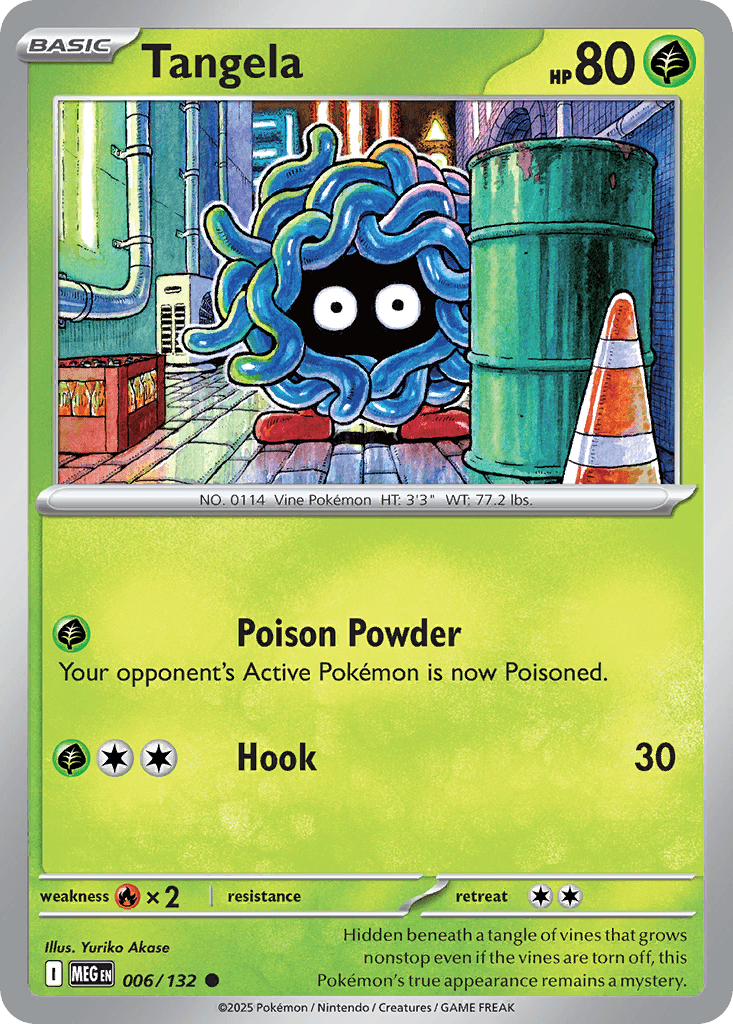 Tangela, carta 006 de Mega Evolution