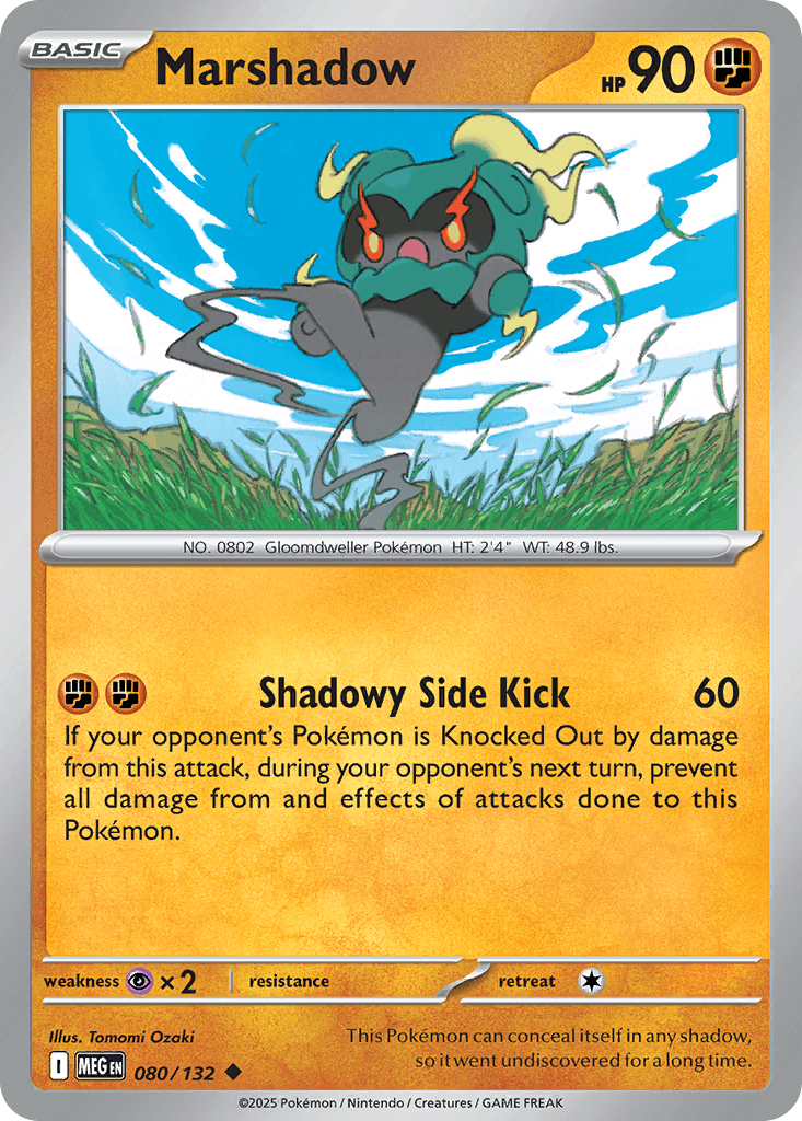 Marshadow, carta 080 de Mega Evolution