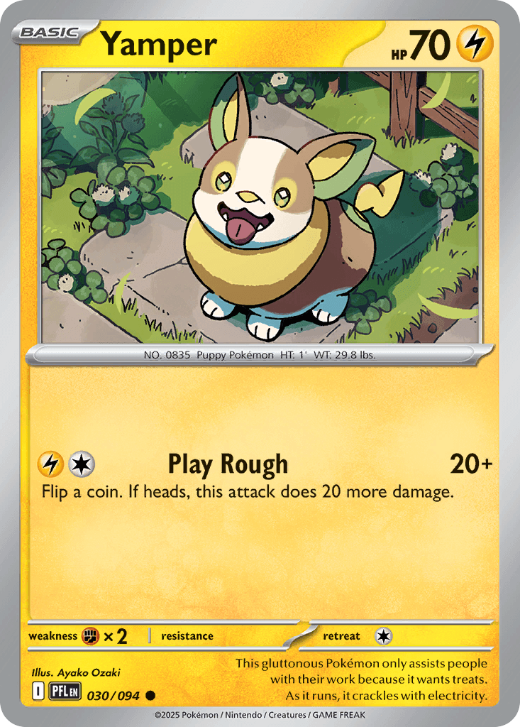 Yamper, carta 030 de Phantasmal Flames