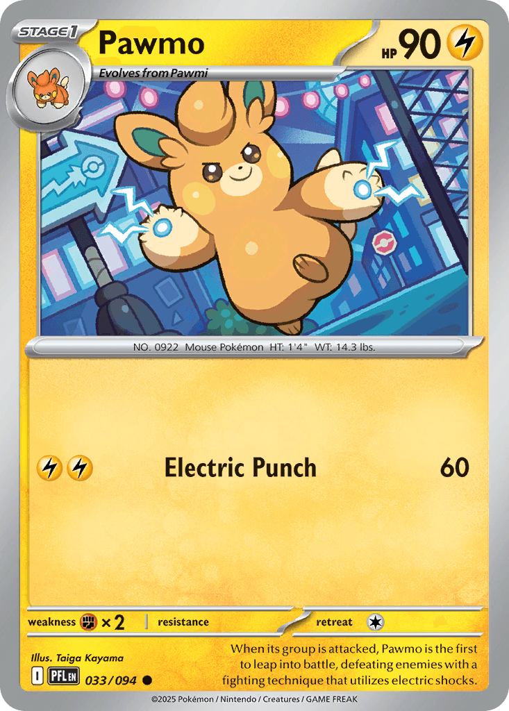 Pawmo, carta 033 de Phantasmal Flames