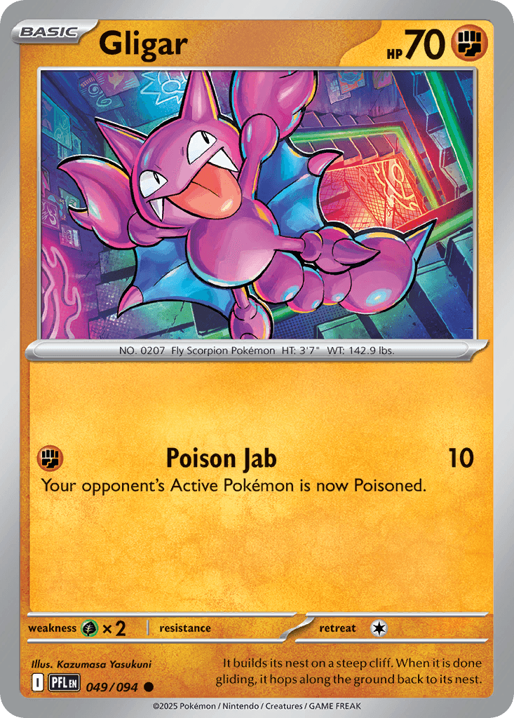 Gligar, carta 049 de Phantasmal Flames