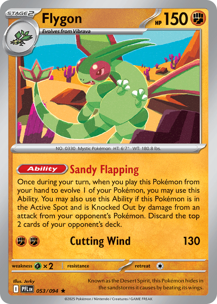 Flygon, carta 053 de Phantasmal Flames