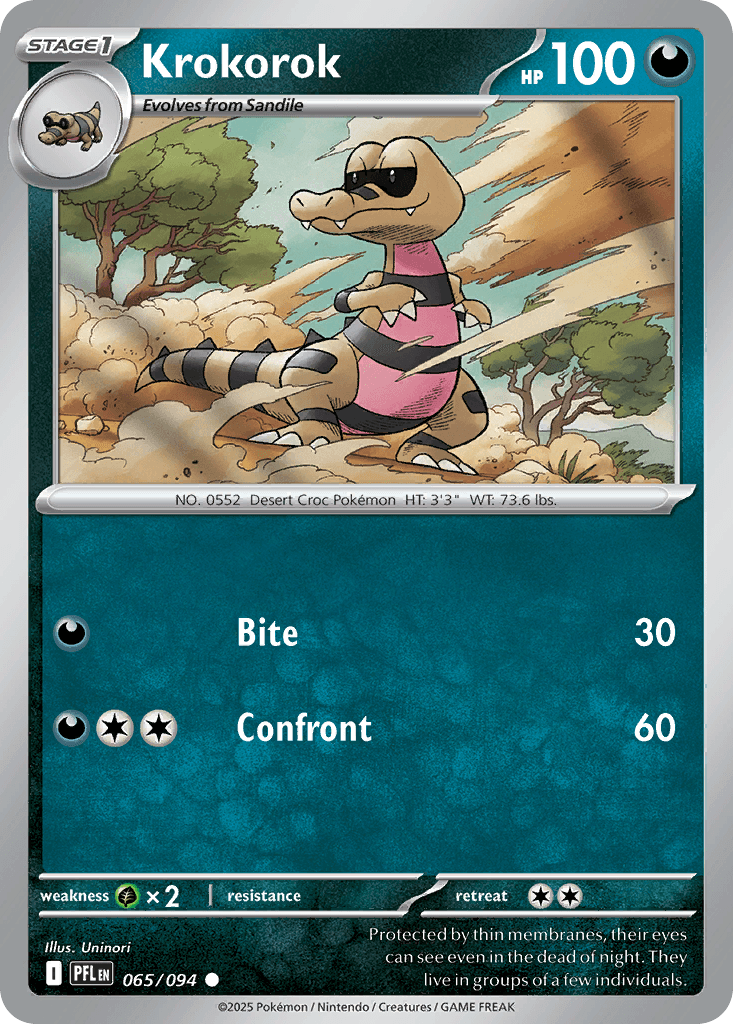 Krokorok, carta 065 de Phantasmal Flames