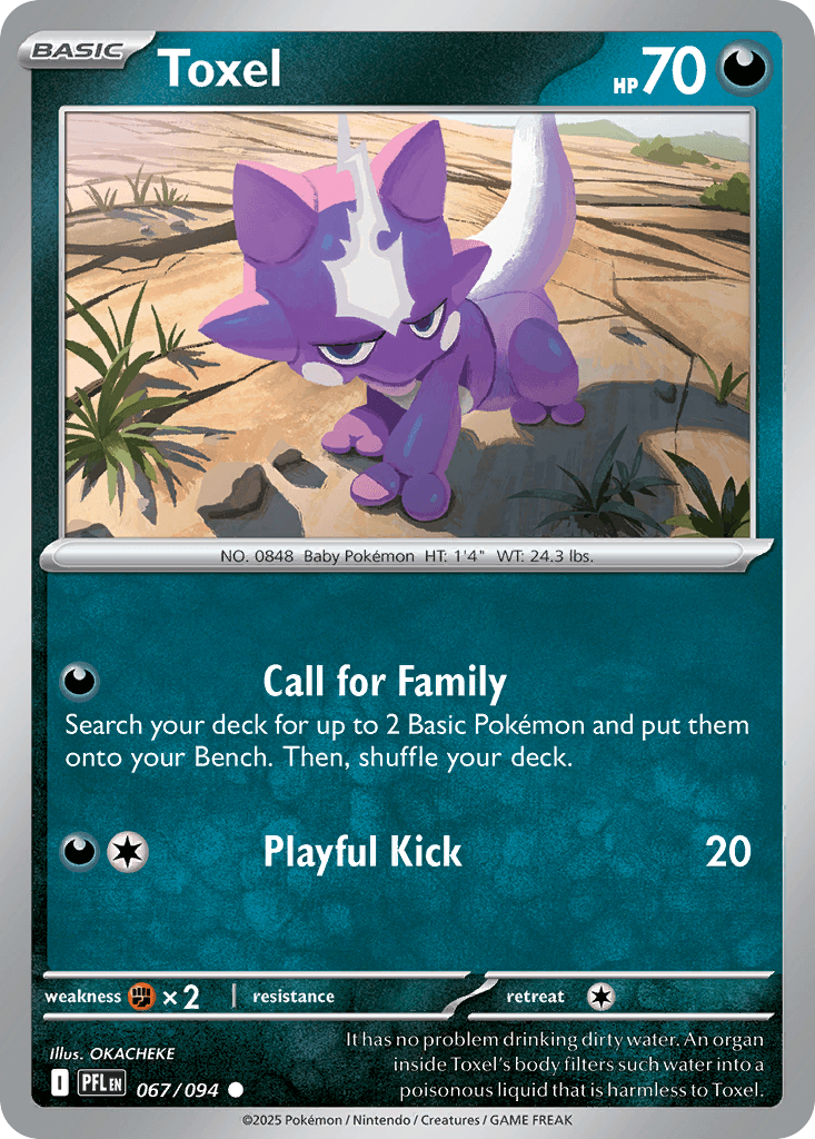 Toxel, carta 067 de Phantasmal Flames
