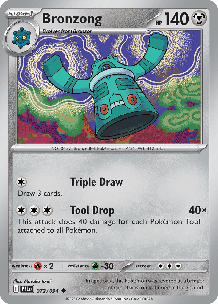 Bronzong, carta 072 de Phantasmal Flames