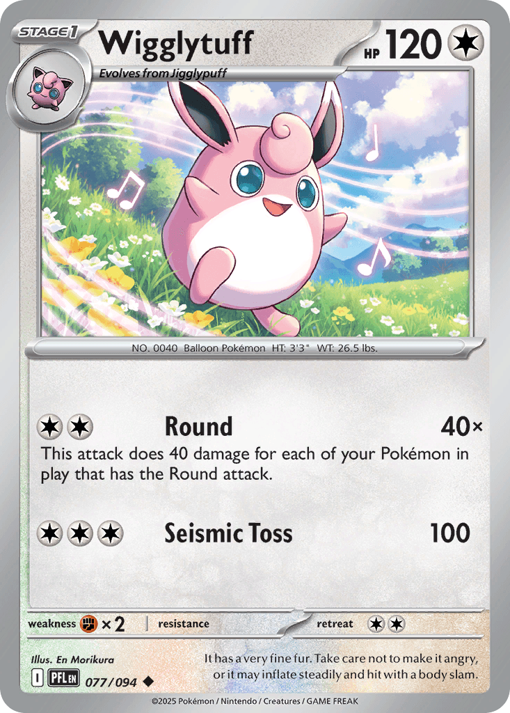 Wigglytuff, carta 077 de Phantasmal Flames