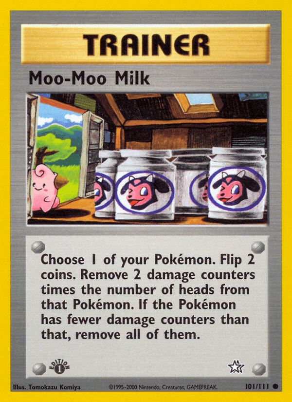 Moo-Moo Milk, carta 101 de Neo Genesis