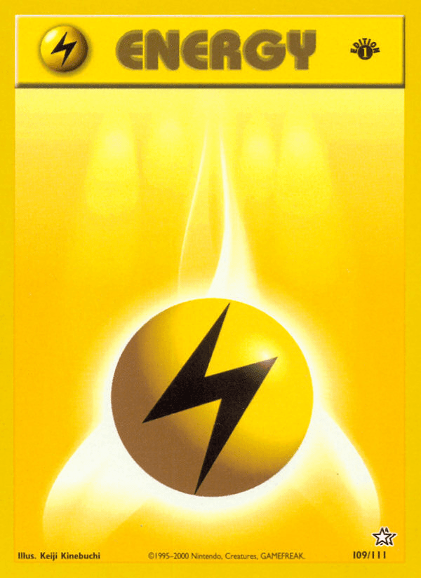 Lightning Energy, carta 109 de Neo Genesis