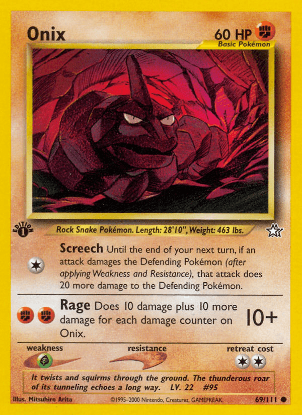Onix, carta 69 de Neo Genesis