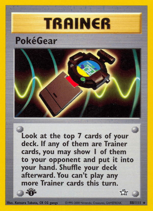 PokéGear, carta 88 de Neo Genesis