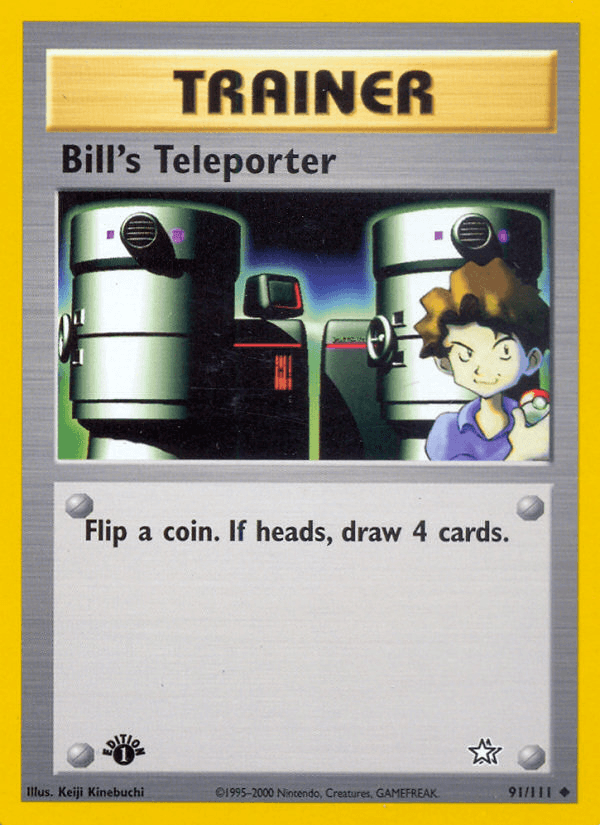Bill's Teleporter, carta 91 de Neo Genesis