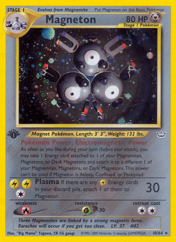 Magneton, carta 10 de Neo Revelation