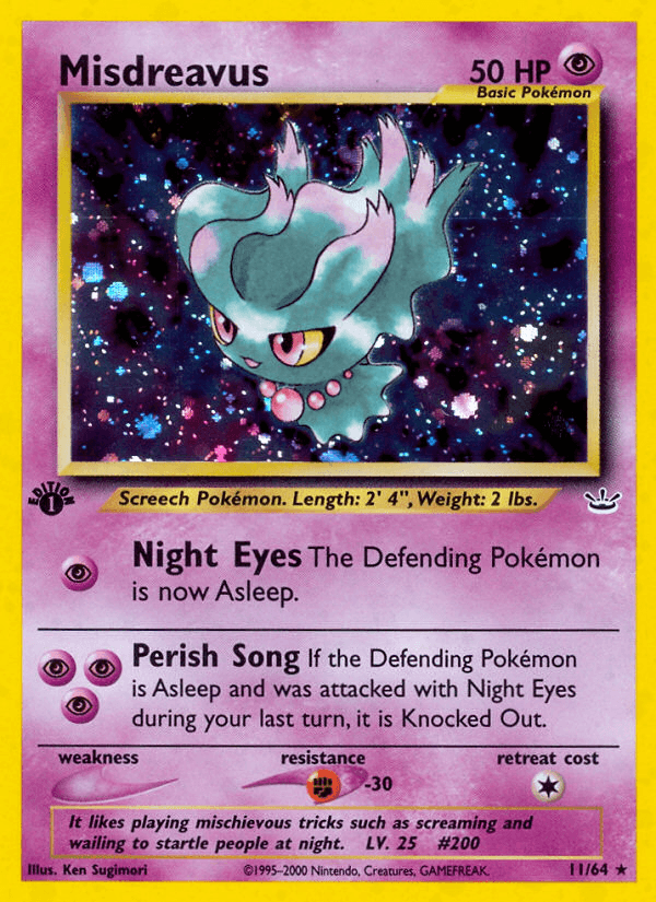Misdreavus, carta 11 de Neo Revelation