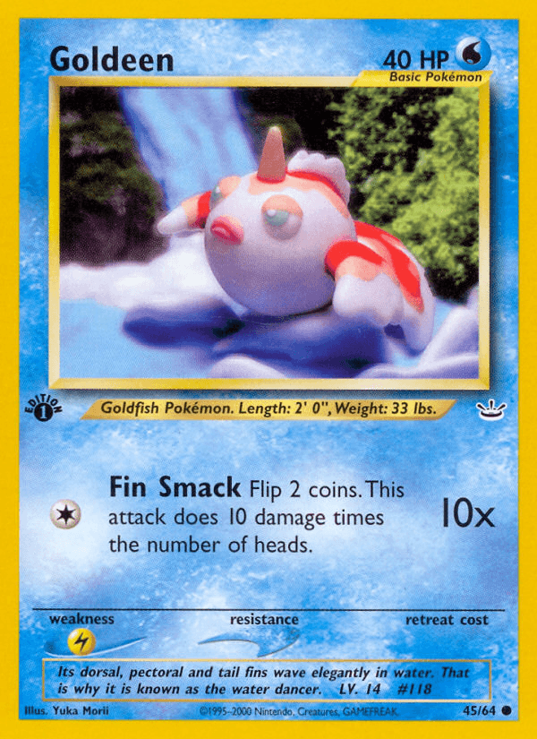 Goldeen, carta 45 de Neo Revelation