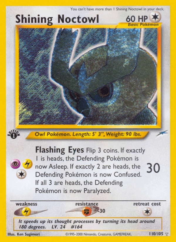 Shining Noctowl, carta 110 de Neo Destiny