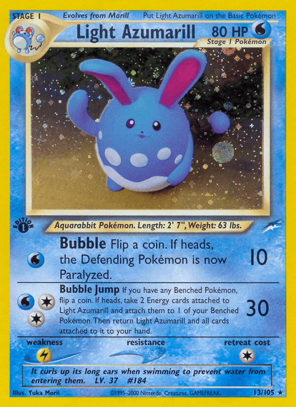 Light Azumarill, carta 13 de Neo Destiny